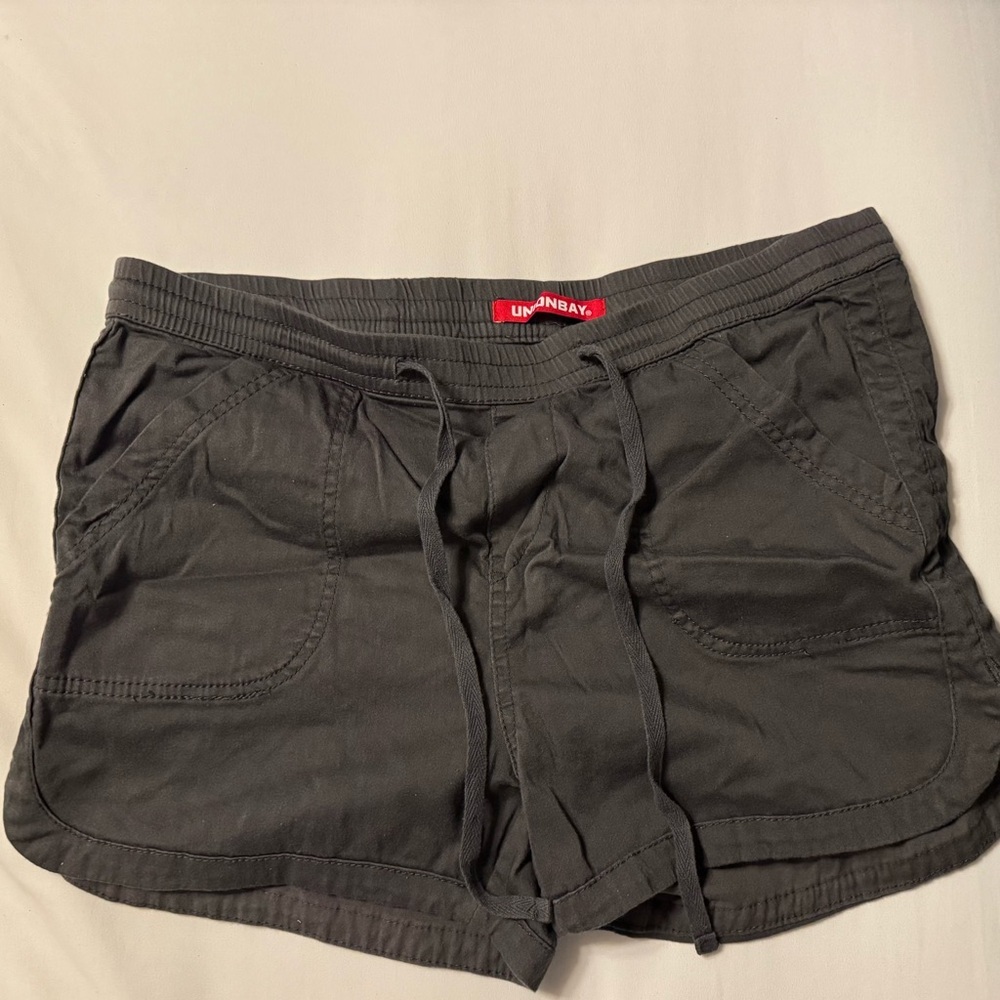 UNIONBAY Women's Charcoal Athletic Shorts